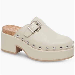 Dolce Vita Women's Yevan Buckled Studded Platform Clogs
